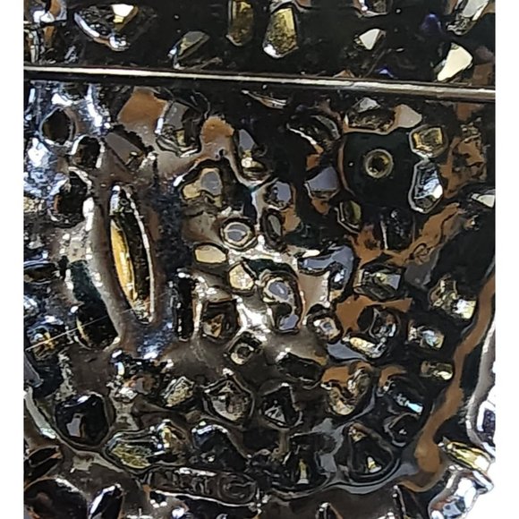 Vintage Signed ART Arthur Pepper Ab Rhinestone Apple Brooch (A1946) - Picture 5 of 6